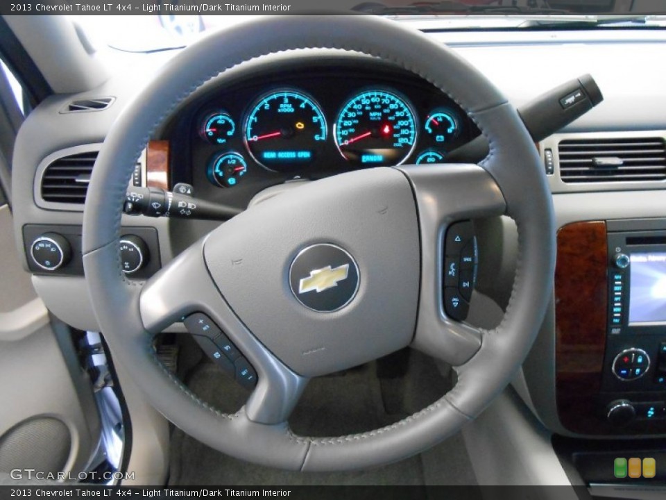 Light Titanium/Dark Titanium Interior Steering Wheel for the 2013 Chevrolet Tahoe LT 4x4 #76776632