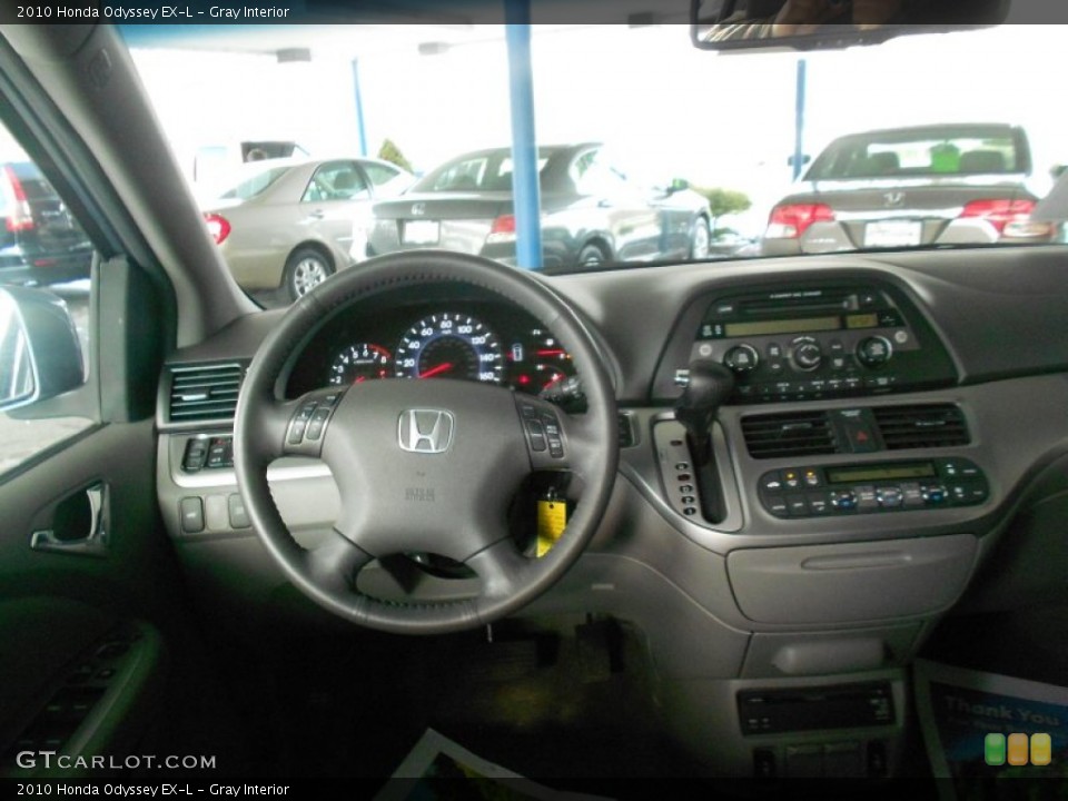 Gray Interior Dashboard for the 2010 Honda Odyssey EX-L #76778151