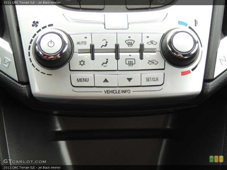 Jet Black Interior Controls for the 2011 GMC Terrain SLE #76778333