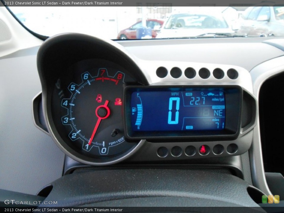 Dark Pewter/Dark Titanium Interior Gauges for the 2013 Chevrolet Sonic LT Sedan #76778535