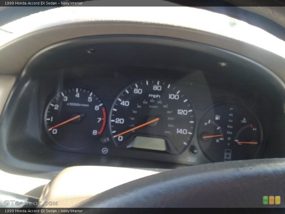 Ivory Interior Gauges for the 1999 Honda Accord EX Sedan #76778690