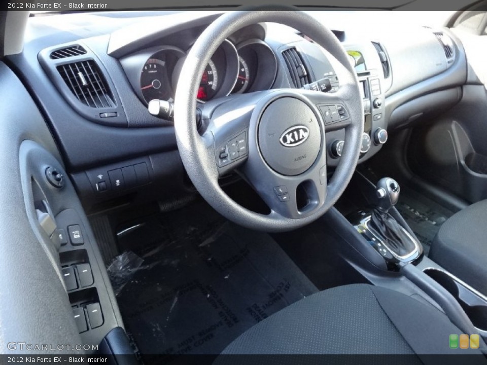 Black Interior Prime Interior for the 2012 Kia Forte EX #76779137