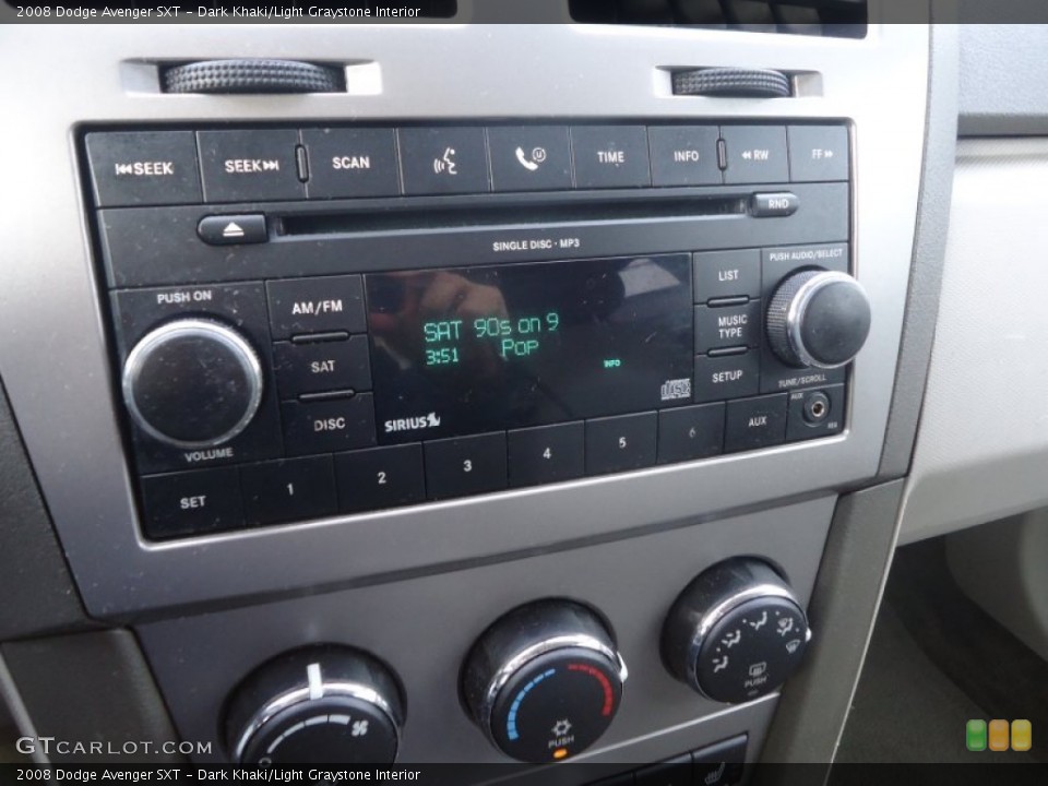 Dark Khaki/Light Graystone Interior Audio System for the 2008 Dodge Avenger SXT #76779311