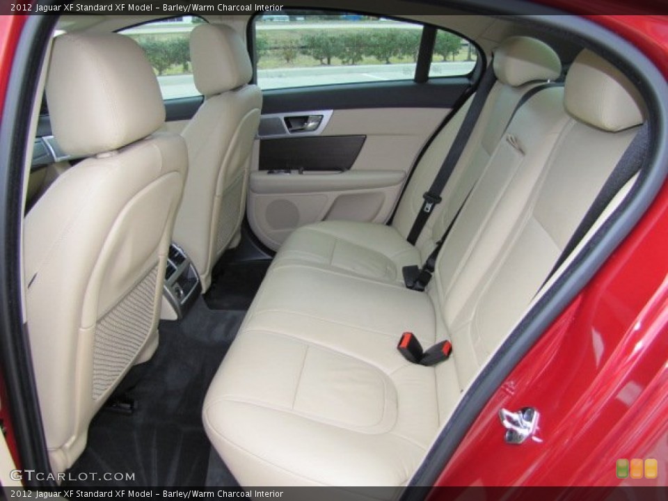 Barley/Warm Charcoal Interior Rear Seat for the 2012 Jaguar XF  #76779410