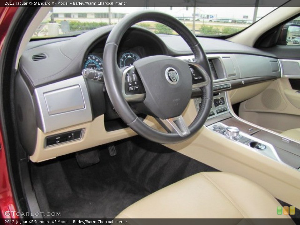 Barley/Warm Charcoal Interior Dashboard for the 2012 Jaguar XF  #76779564