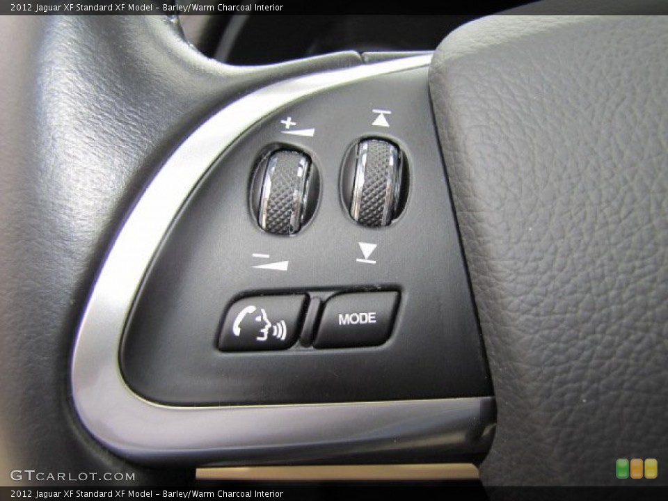 Barley/Warm Charcoal Interior Controls for the 2012 Jaguar XF  #76779629