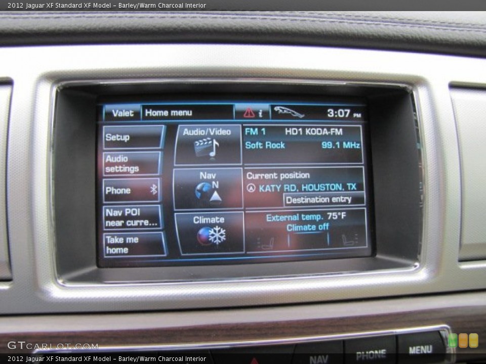 Barley/Warm Charcoal Interior Controls for the 2012 Jaguar XF  #76779683