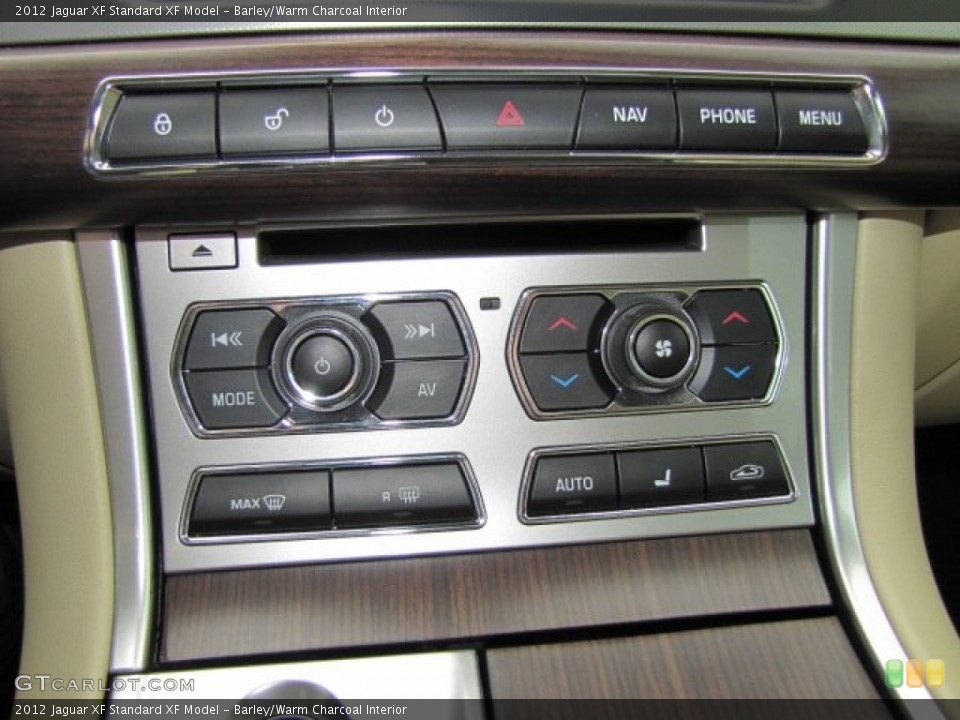 Barley/Warm Charcoal Interior Controls for the 2012 Jaguar XF  #76779746