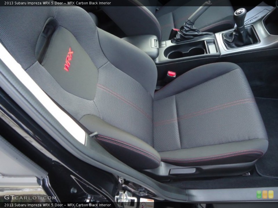 WRX Carbon Black Interior Front Seat for the 2013 Subaru Impreza WRX 5 Door #76780052