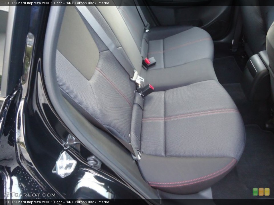 WRX Carbon Black Interior Rear Seat for the 2013 Subaru Impreza WRX 5 Door #76780082