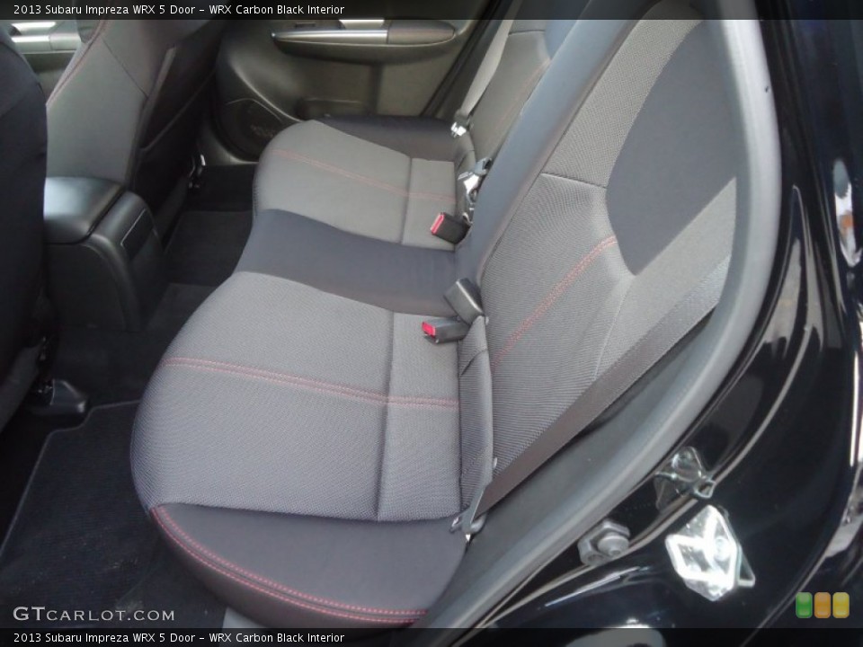 WRX Carbon Black Interior Rear Seat for the 2013 Subaru Impreza WRX 5 Door #76780097