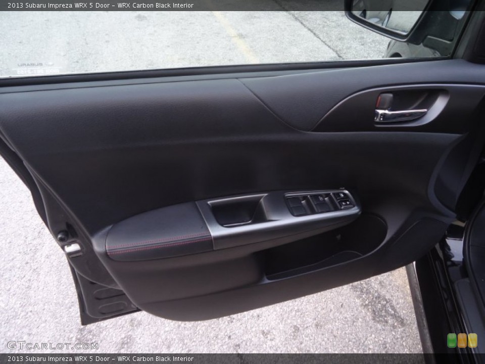 WRX Carbon Black Interior Door Panel for the 2013 Subaru Impreza WRX 5 Door #76780116