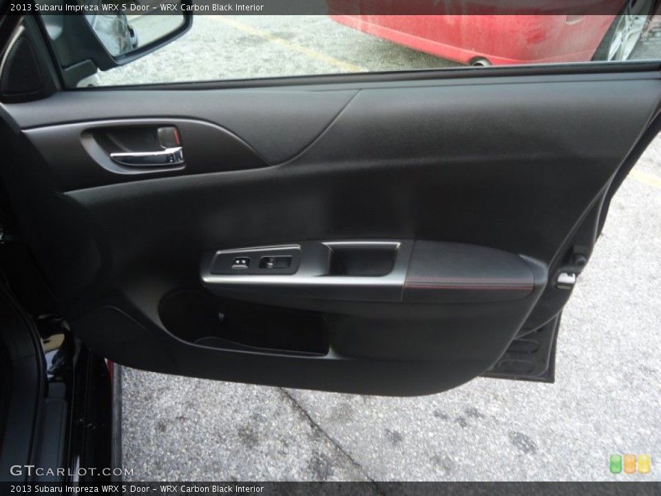 WRX Carbon Black Interior Door Panel for the 2013 Subaru Impreza WRX 5 Door #76780141