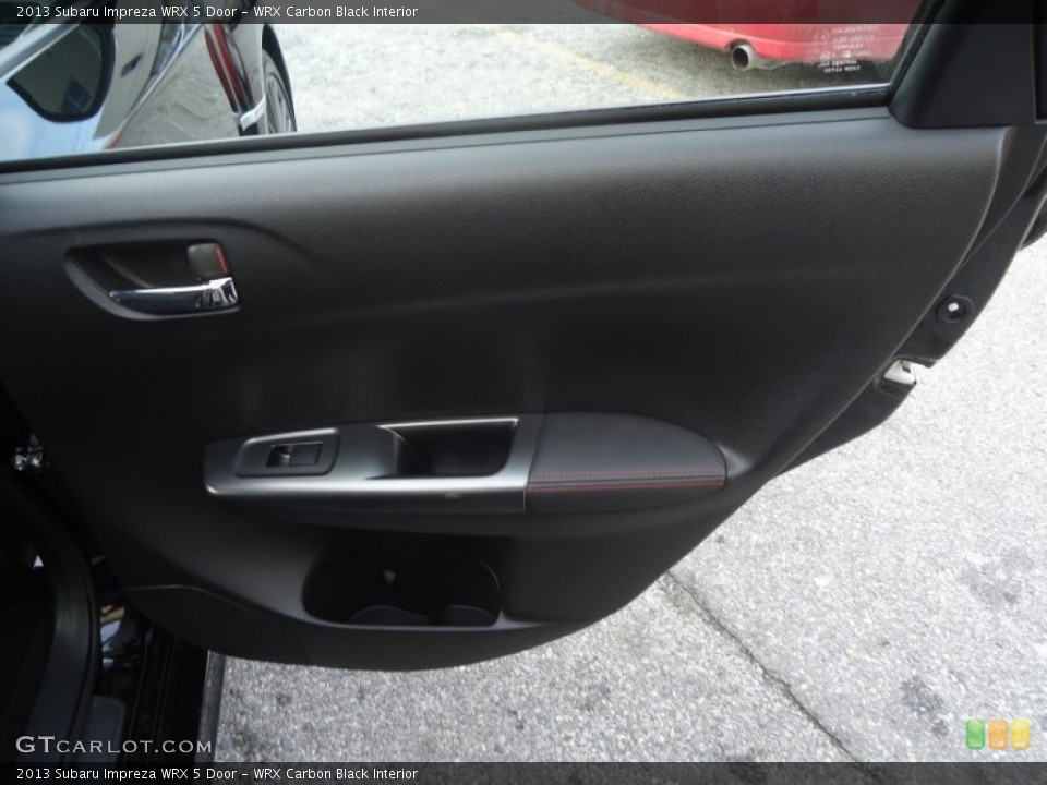 WRX Carbon Black Interior Door Panel for the 2013 Subaru Impreza WRX 5 Door #76780163