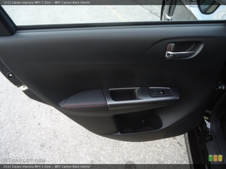 WRX Carbon Black Interior Door Panel for the 2013 Subaru Impreza WRX 5 Door #76780202