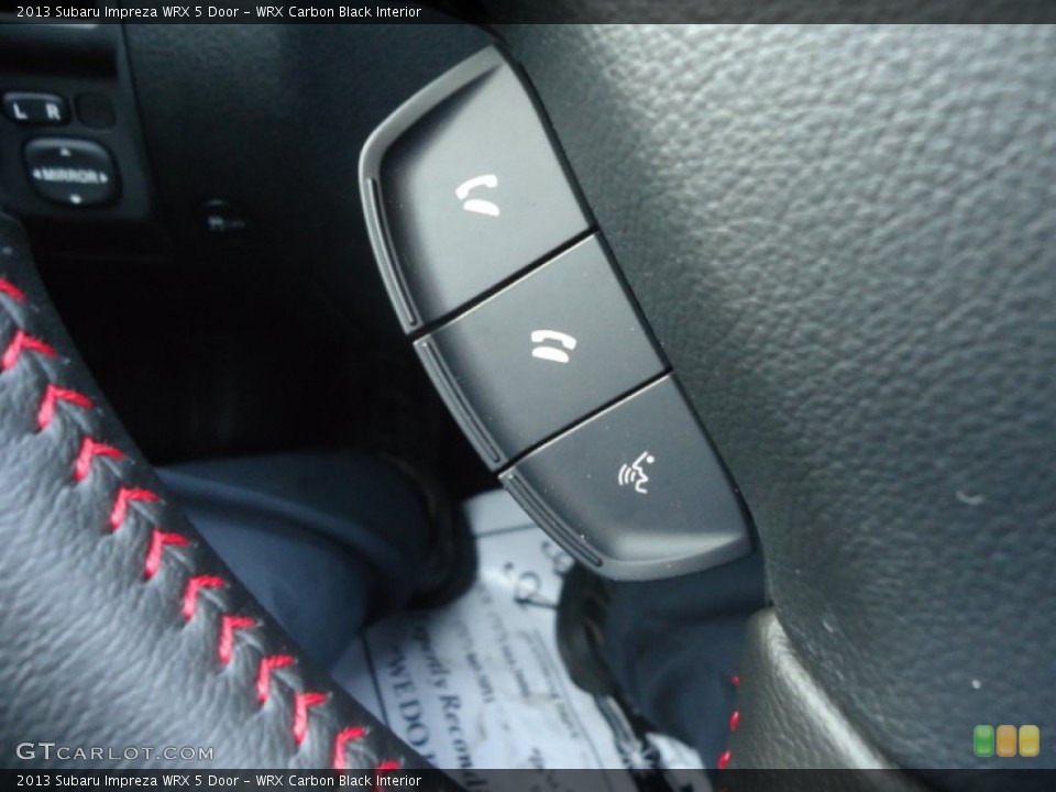 WRX Carbon Black Interior Controls for the 2013 Subaru Impreza WRX 5 Door #76780329