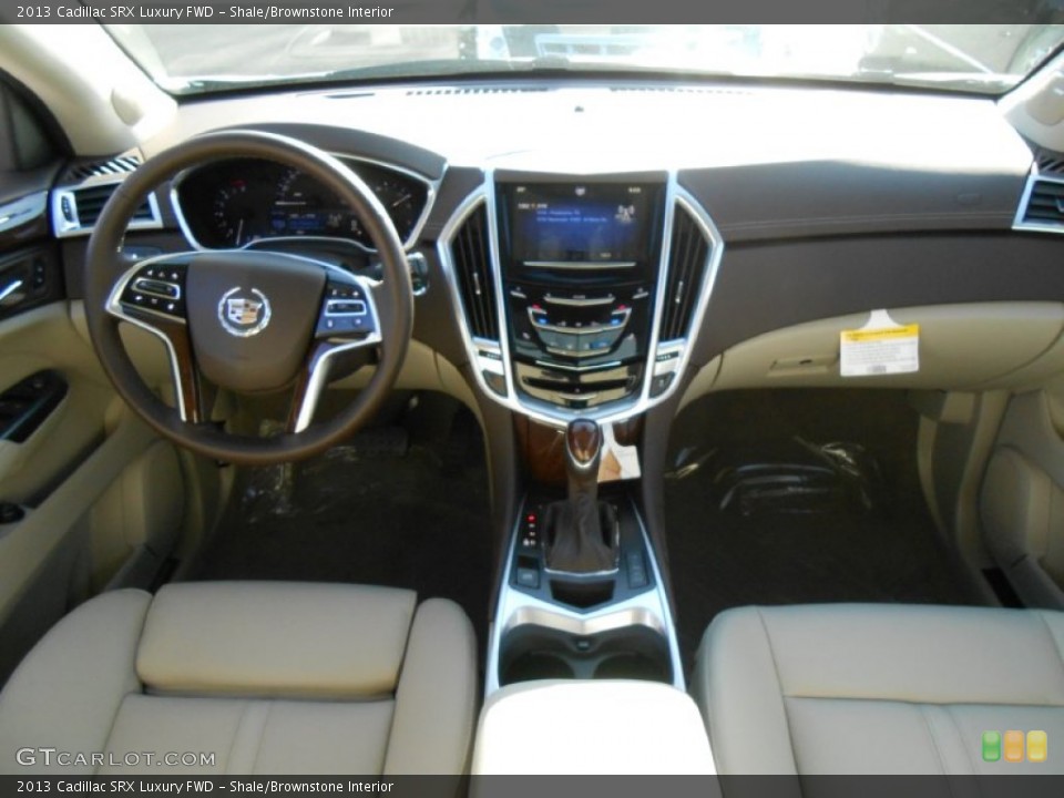Shale/Brownstone Interior Dashboard for the 2013 Cadillac SRX Luxury FWD #76780915