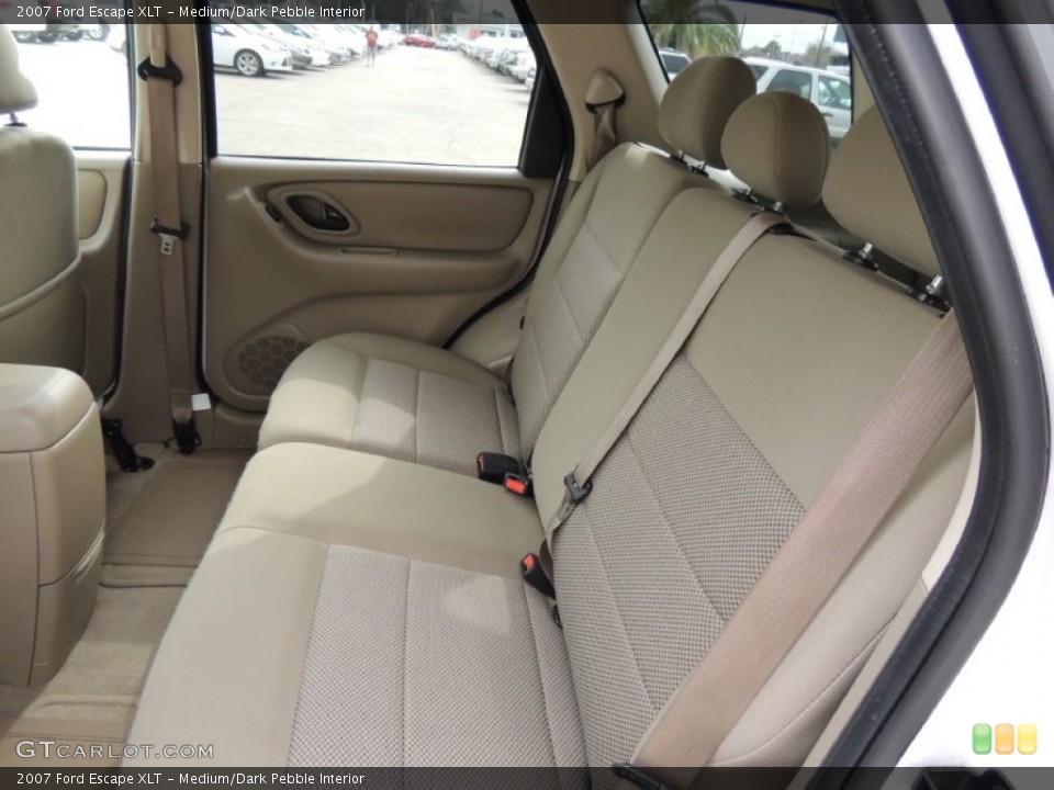Medium/Dark Pebble Interior Rear Seat for the 2007 Ford Escape XLT #76780954