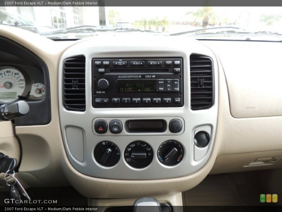 Medium/Dark Pebble Interior Controls for the 2007 Ford Escape XLT #76781102