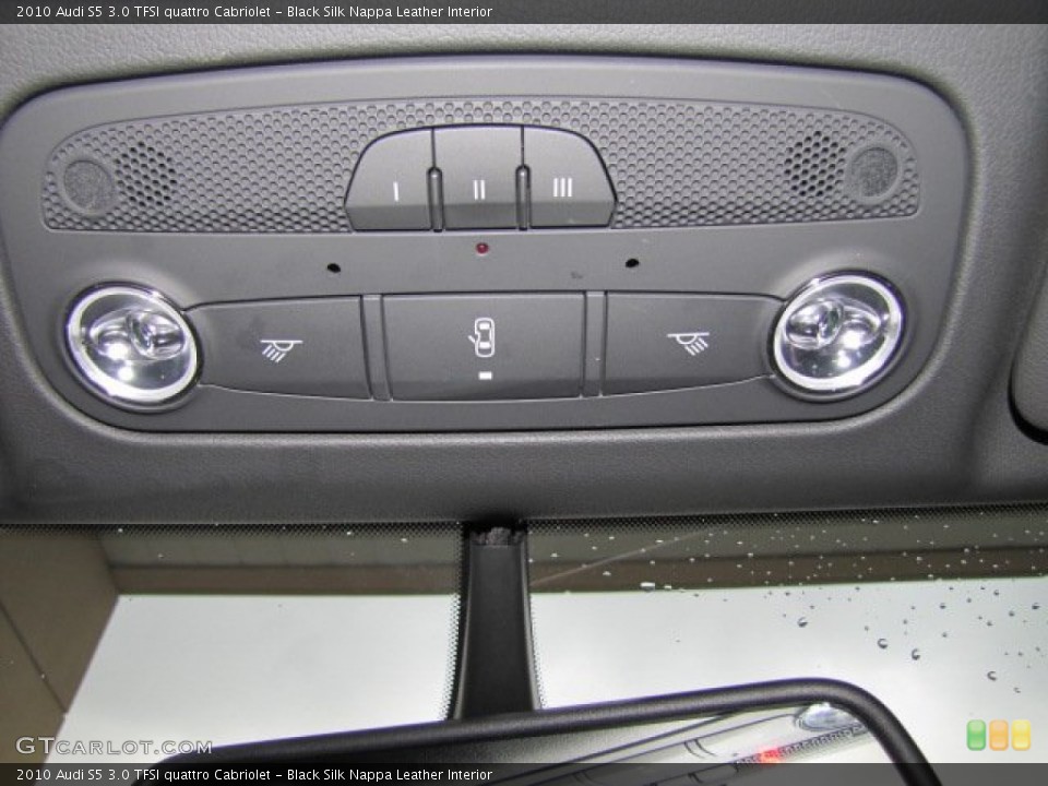 Black Silk Nappa Leather Interior Controls for the 2010 Audi S5 3.0 TFSI quattro Cabriolet #76781159