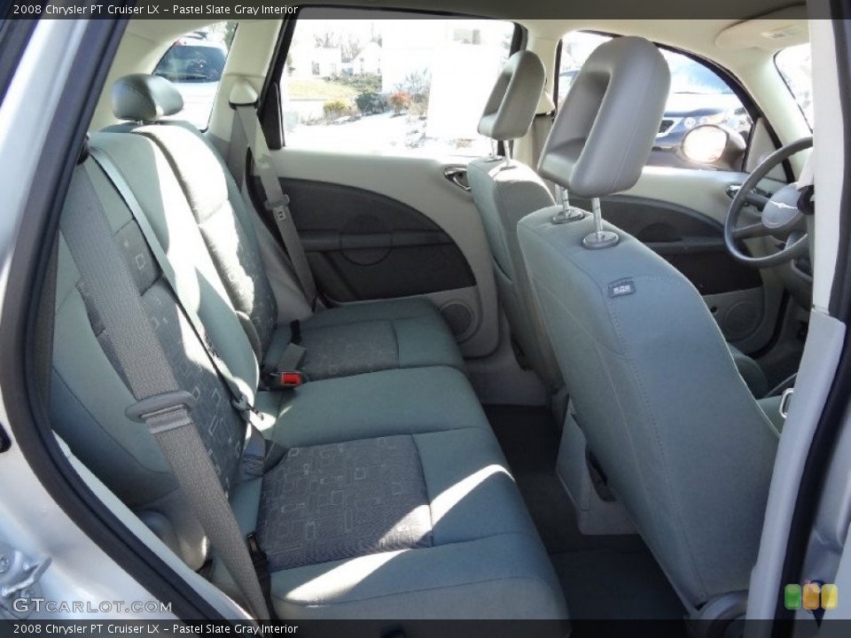 Pastel Slate Gray Interior Rear Seat for the 2008 Chrysler PT Cruiser LX #76781165