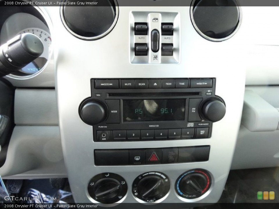 Pastel Slate Gray Interior Controls for the 2008 Chrysler PT Cruiser LX #76781318