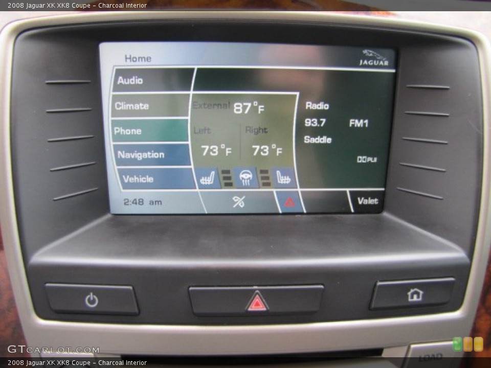Charcoal Interior Controls for the 2008 Jaguar XK XK8 Coupe #76781873