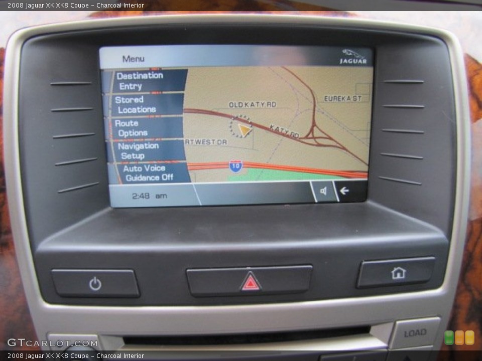Charcoal Interior Navigation for the 2008 Jaguar XK XK8 Coupe #76781894