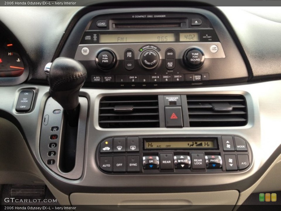 Ivory Interior Controls for the 2006 Honda Odyssey EX-L #76782070