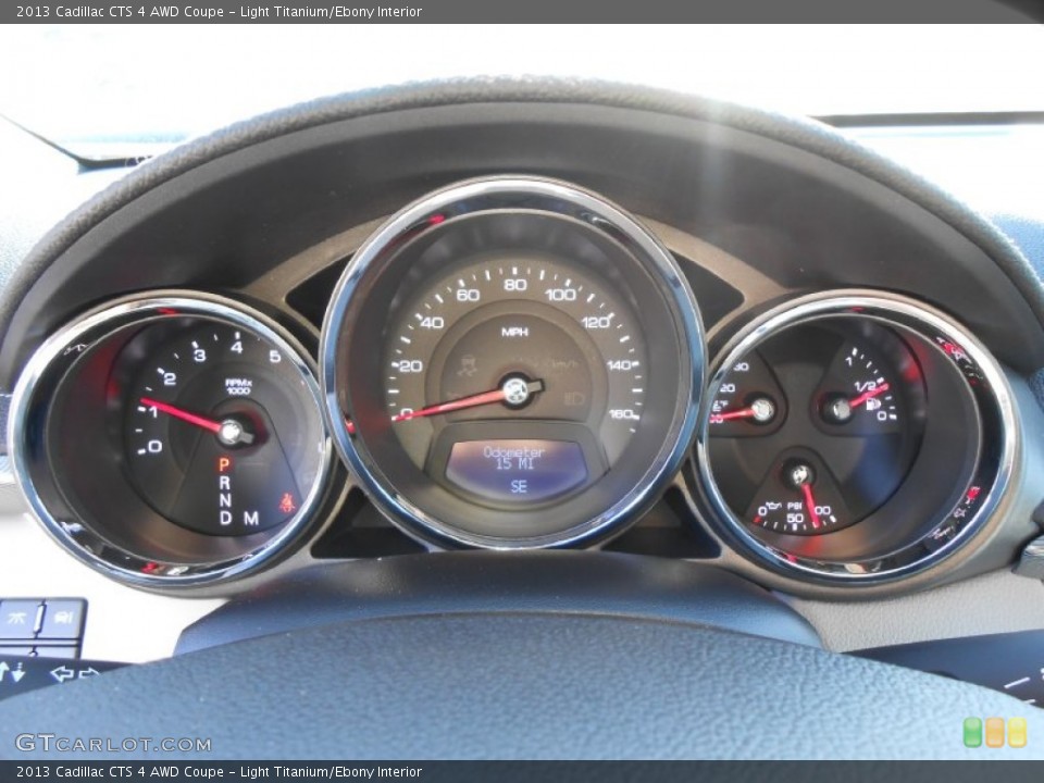 Light Titanium/Ebony Interior Gauges for the 2013 Cadillac CTS 4 AWD Coupe #76782113