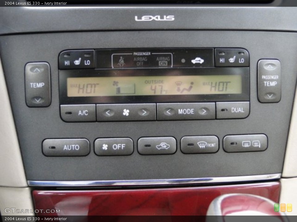 Ivory Interior Controls for the 2004 Lexus ES 330 #76782785