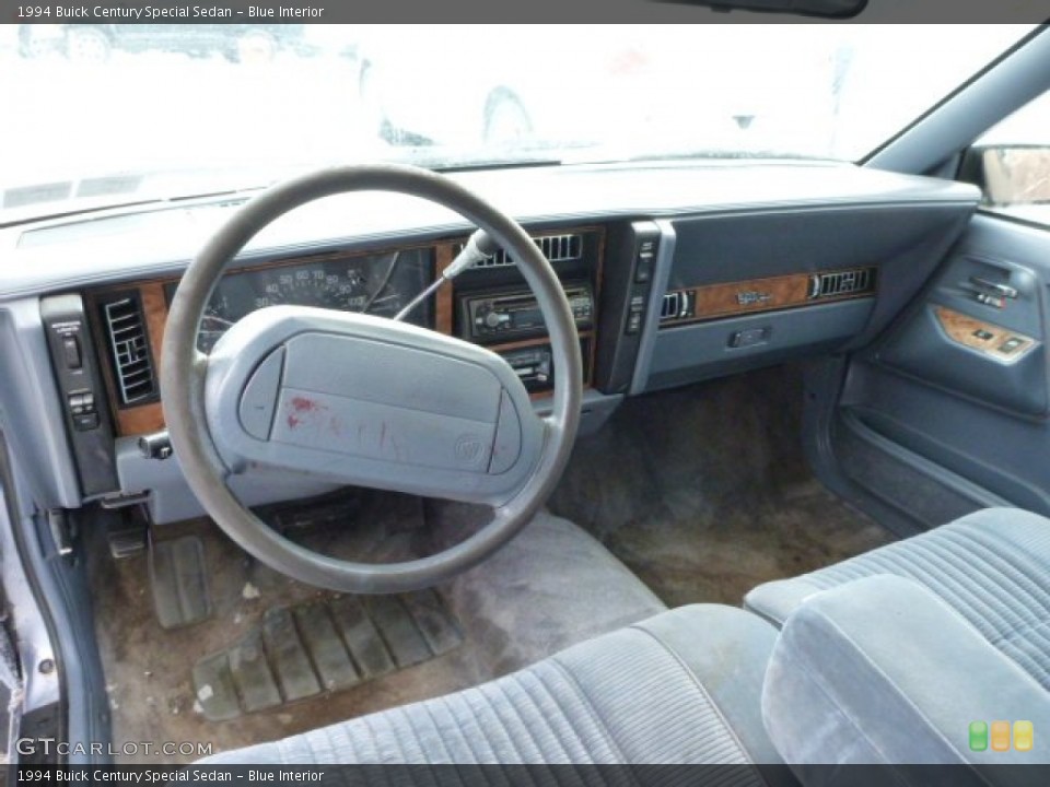 Blue Interior Prime Interior for the 1994 Buick Century Special Sedan #76783239