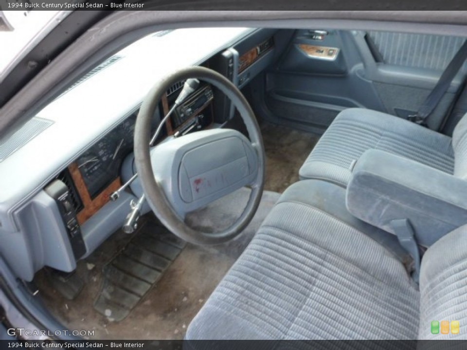 Blue 1994 Buick Century Interiors