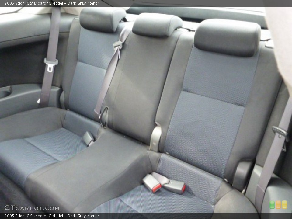 Dark Gray Interior Rear Seat for the 2005 Scion tC  #76783529