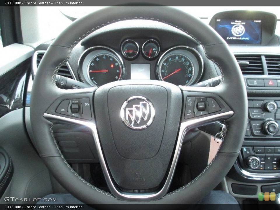 Titanium Interior Steering Wheel for the 2013 Buick Encore Leather #76783571