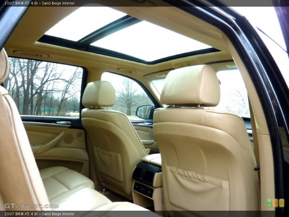 Sand Beige Interior Sunroof for the 2007 BMW X5 4.8i #76783593