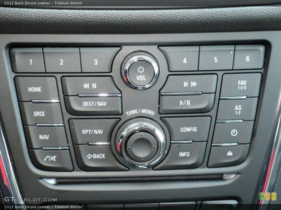 Titanium Interior Controls for the 2013 Buick Encore Leather #76783623