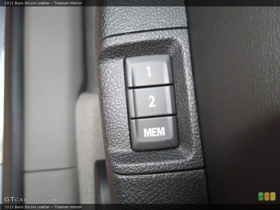 Titanium Interior Controls for the 2013 Buick Encore Leather #76783734