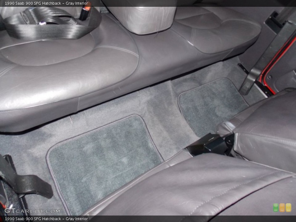 Gray Interior Rear Seat for the 1990 Saab 900 SPG Hatchback #76783961