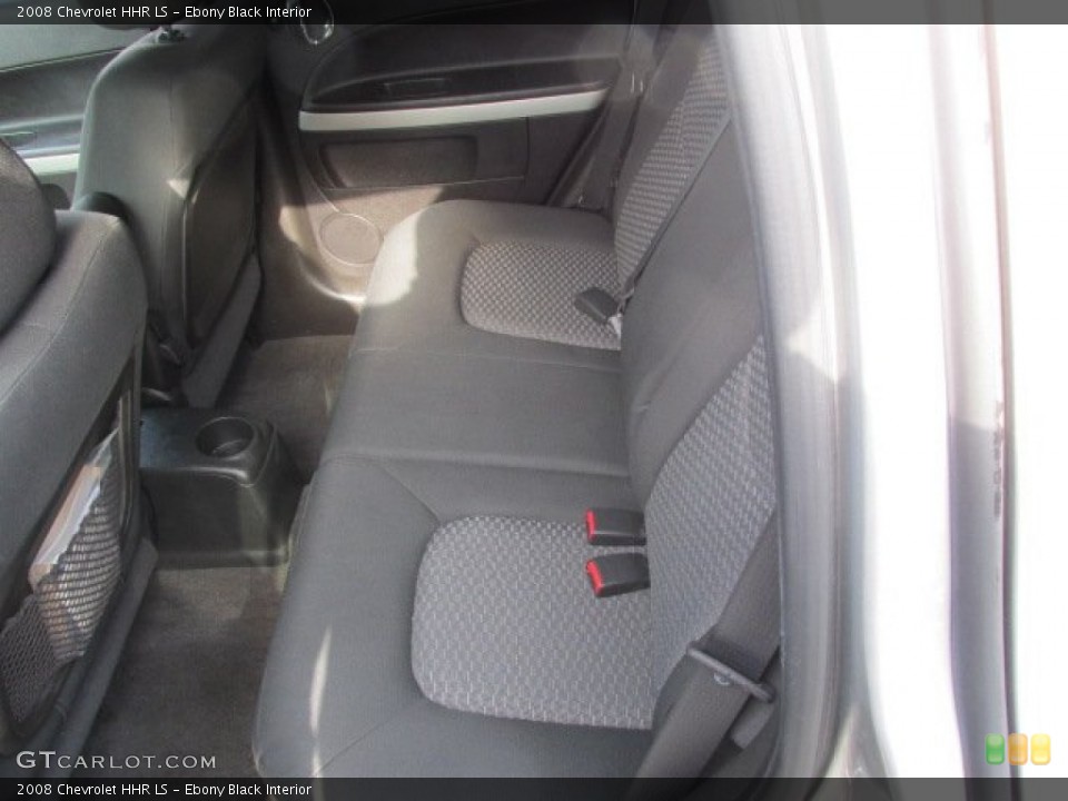 Ebony Black Interior Rear Seat for the 2008 Chevrolet HHR LS #76784177