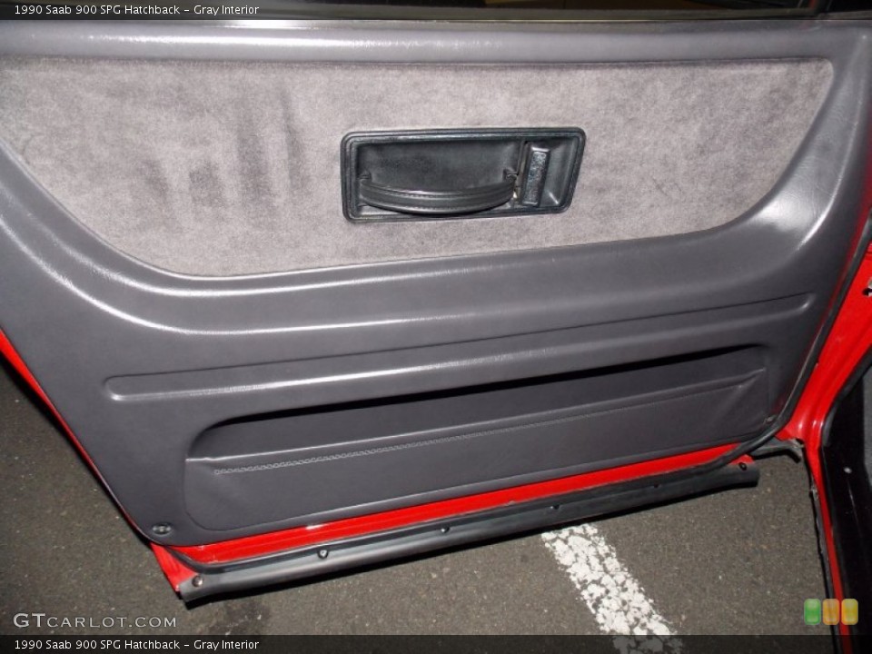 Gray Interior Door Panel for the 1990 Saab 900 SPG Hatchback #76784922