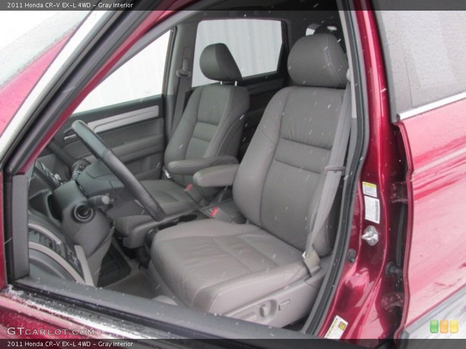 Gray Interior Front Seat for the 2011 Honda CR-V EX-L 4WD #76785386