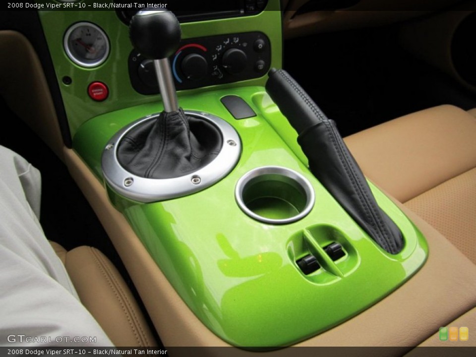 Black/Natural Tan Interior Transmission for the 2008 Dodge Viper SRT-10 #76785779