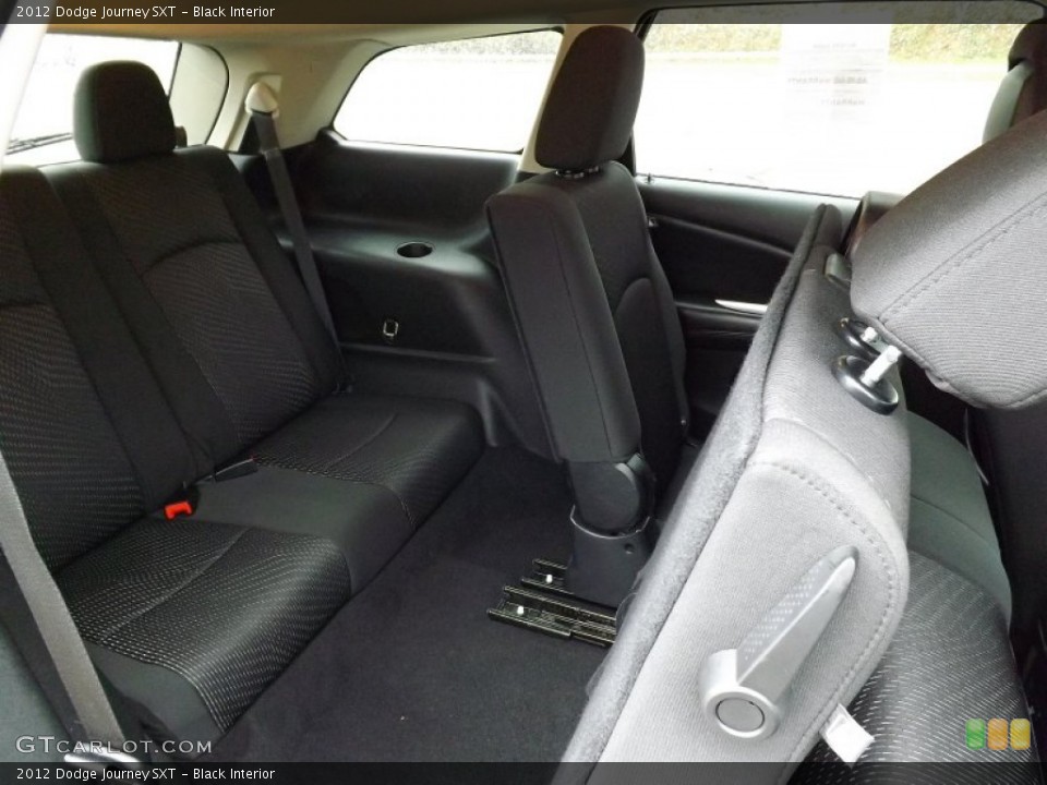 Black Interior Rear Seat for the 2012 Dodge Journey SXT #76785827