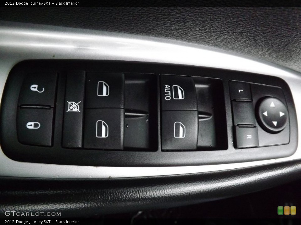 Black Interior Controls for the 2012 Dodge Journey SXT #76785983