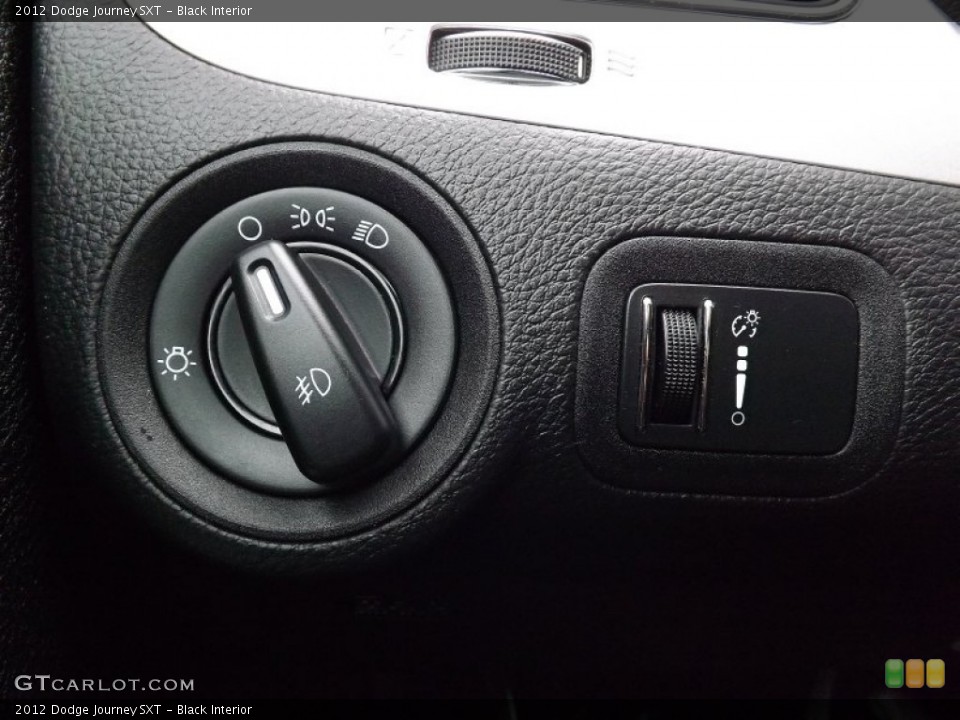 Black Interior Controls for the 2012 Dodge Journey SXT #76786004