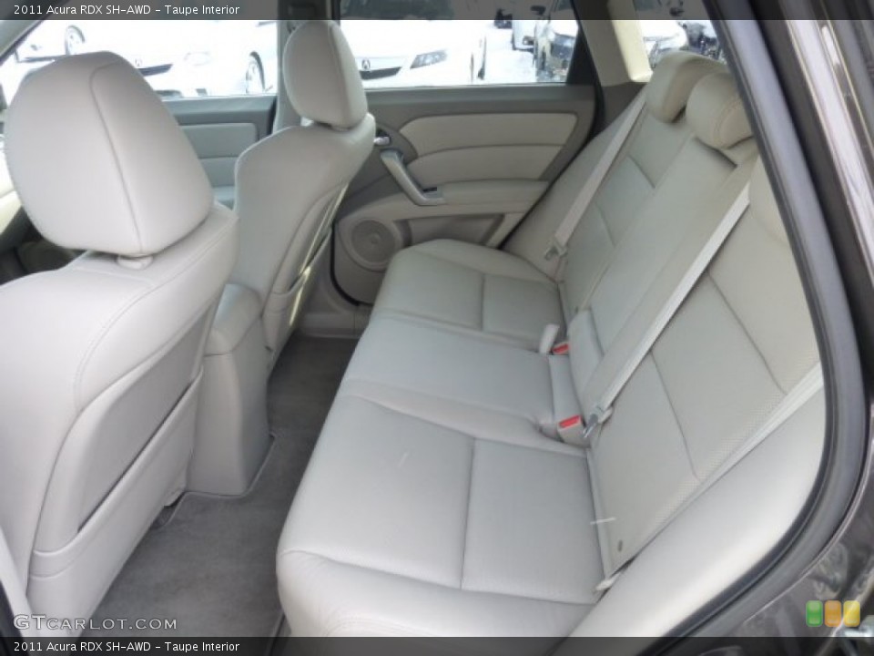 Taupe Interior Rear Seat for the 2011 Acura RDX SH-AWD #76786043