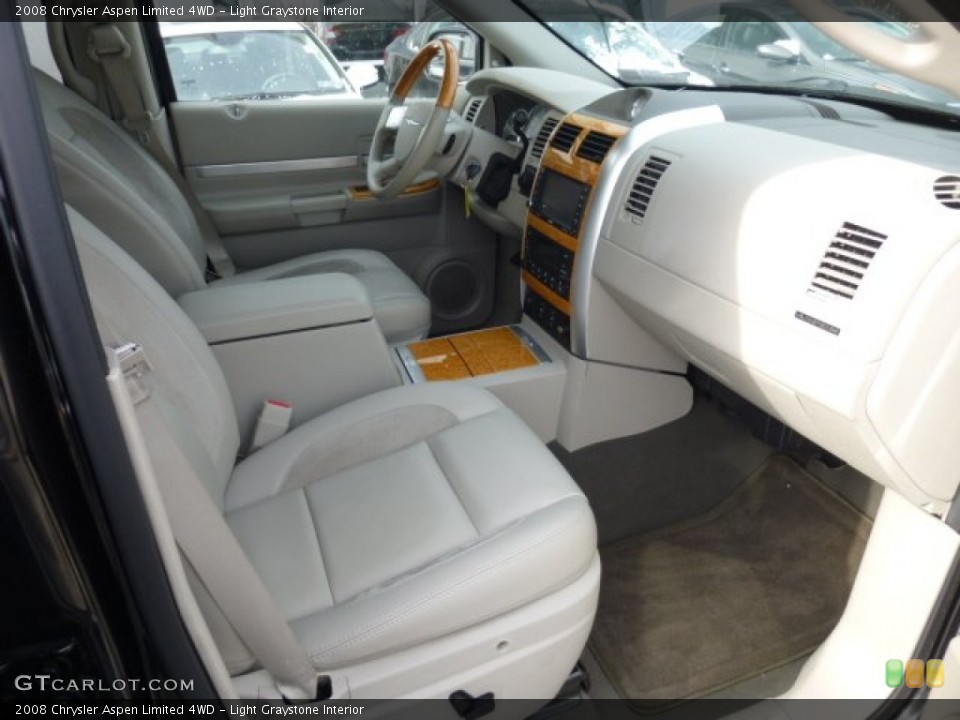 Light Graystone Interior Front Seat for the 2008 Chrysler Aspen Limited 4WD #76786388