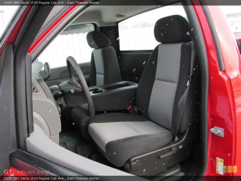 Dark Titanium Interior Front Seat for the 2008 GMC Sierra 1500 Regular Cab 4x4 #76786418