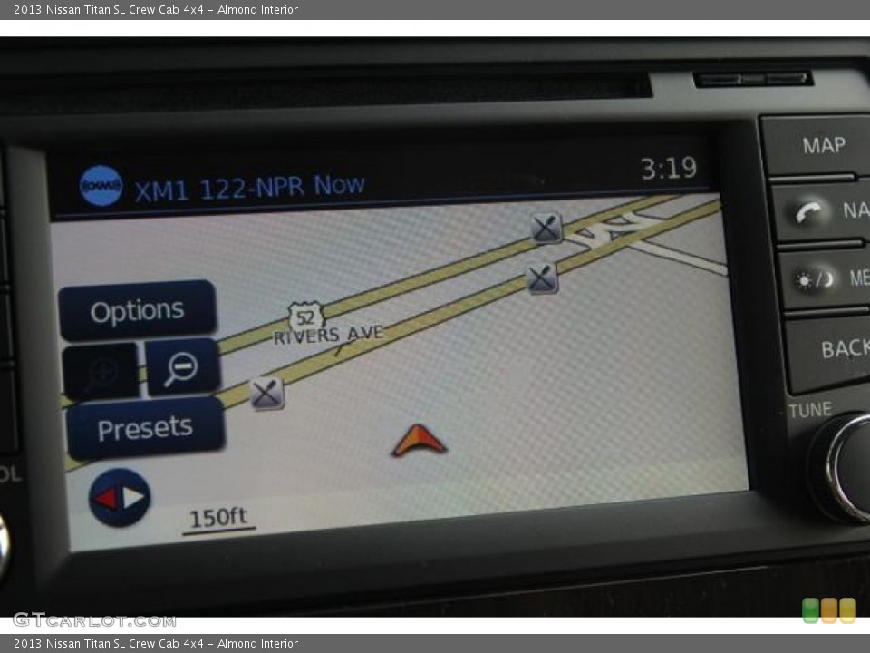 Almond Interior Navigation for the 2013 Nissan Titan SL Crew Cab 4x4 #76786700